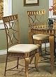 Gold Finish Granite Side Chairs By Coaster Furniture