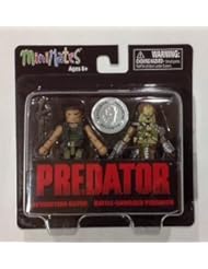 Toy: Minimates Predator Exclusive Extraction Dutch & Battle-Damaged Predator - Diamond Select Toys