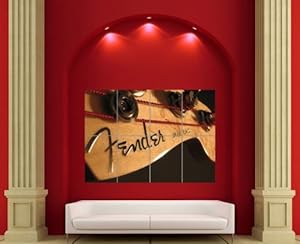 Amazon.com: FENDER JAZZ BASS GUITAR GIANT WALL ART POSTER X3032