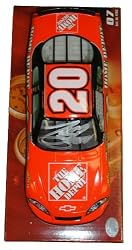 SMOKE! Tony Stewart Autographed #20 Home Depot 1:24 Scale Diecast Nascar Sprint Cup Series Car, Proof Photo of Tony Signing for Us.