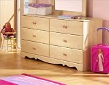 Rosey Country Pine Double Dresser