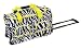 Rockland Luggage Rolling 22 Inch Duffle Bag, Lime Zebra, One Size