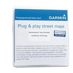 Garmin City Navigator 2010 Spain/Portugal microSD Card