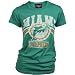 Miami Dolphins Women's Retro Vintage T-Shirt (Teal, Medium)