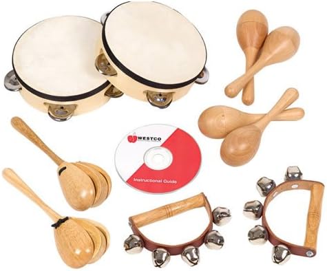 Westco Natural Beginner Rhythm Band Set - 8 Instruments
