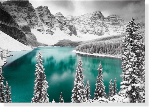 Lake Moraine Large Boxed Holiday Cards (Christmas Cards, Holiday Cards, Greeting Cards)