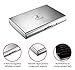 RFID Blocking Credit Card Wallet - Stainless Steel Travel Wallet for Men and Women - Secure your Business, Insurance, Social Security Card Protector - with bonus Multifunction Card Tool and E-Book