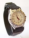 Mens/Teenagers Durable Velcro Chrome Sports Watch