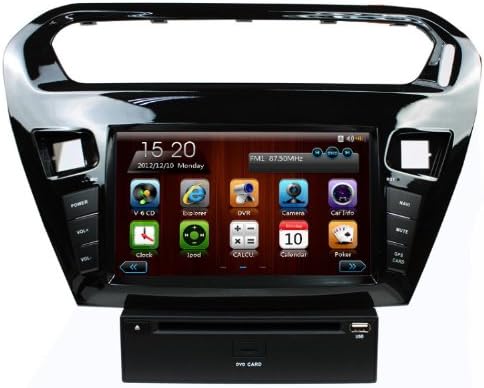 lsqSTAR For Peugeot 301 Touch Screen Car Stereo Navigation GPS DVD ATV USB iPod Bluetooth Multimedia Player with Free Map