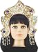 Queen of Siam Sequin Headpiece