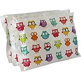 Ice Pack for Lunch Boxes (3 Pack) by Bentology (6"x4.5") - Owl Design