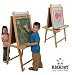 Kidkraft Deluxe Wood Easel - Color: Natural