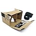 Google Cardboard @ 45mm Focal Length Virtual Reality Google Cardboard with Printed Instructions and Easy to Follow Numbered Tabs (WITH NFC and FREE HEAD-STRAP)(Box Color)