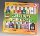 Glass Painting Set 14pc