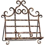 Antique Gold with Scrolls Book or Cookbook holder