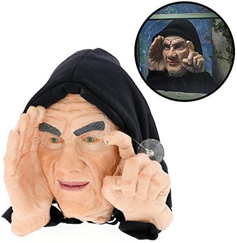 Halloween Decoration - Scary Peeper - Tapping Peeper - The True-to-Life Motion Activated Window Prop that really taps on your window by Scary Peepers