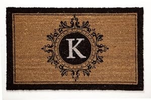 Imperial Monogram Coir Mat - K