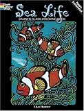 Sea Life Stained Glass Coloring Book (Dover Nature Stained Glass Coloring Book)