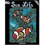 Sea Life Stained Glass Coloring Book (Stained Glass Colouring Books)