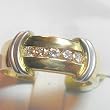 14K Two-Tone Gold Diamond Man's Ring