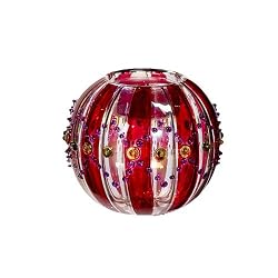 Waltz of the Nutcracker Burgundy Tealight Holder