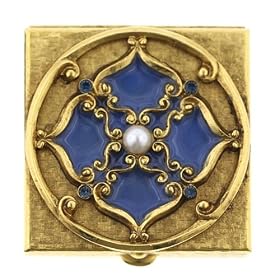 Windows to Heaven Floral Medallion Pill Box