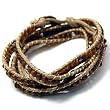 Brown Rope Stone Bead Fashion Bracelet