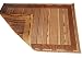 Geo Crafts 87-1 N 5-Foot 3-Inch-by-7-Foot 7-Inch Reversible Polypropylene Outdoor Rugs, Geo Stripe Natural