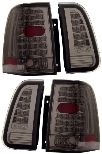 LINCOLN NAVIGATOR 03-06 LED TAIL LIGHT 4 PCS SMOKE NEW