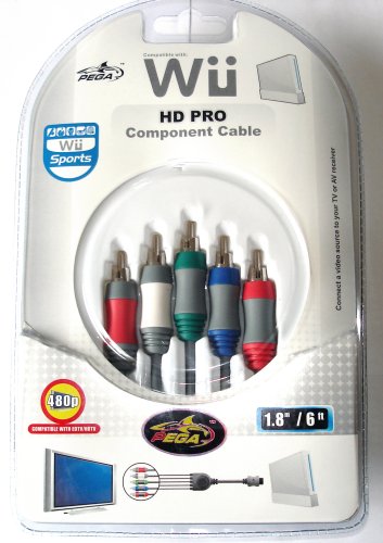 Childrens Toyshop  Video Games : Nintendo Wii Component Cable (PEGA, Boxed) [video game]