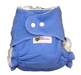 Baby BeeHinds One Size Fitted Cloth Diaper Blue