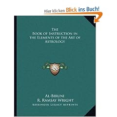 The Book of Instruction in the Elements of the Art of Astrology