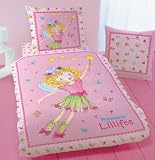 CTI 032133 Bettwäsche Prinzessin Lillifee, 140 x 200 + 70 x 90 cm