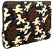Faux-fur Textured, Camo Green / Brown Carrying Case for Apple MacBook 13" Notebook Laptop Computer