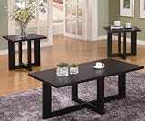 3pc Coffee Table and Black Finish