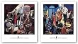 Bailando and La Guitarra Set by Didier Lourenco 12"x12" Art Print Poster