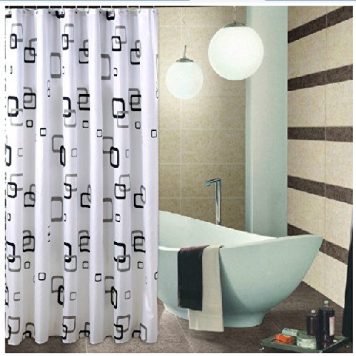Sale Eforgift 72 Inch By 78 Inch Modern Magic Cube Pattern Curtain