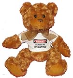 Warning: Islanders Fan with an attitude Plush Teddy Bear with WHITE T-Shirt