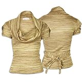 Baby Phat - Baby Phat Cowl Front Wrap Sleeve Sweater - Women's