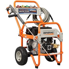 Buy Generac 5997 4,000 PSI 4.0 GPM 420cc OHV Gas Powered Pressure Washer by Generac now!