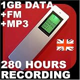 Review Ultradisk  / Digital Voice Recorder Dictaphone 1GB USB Memory + FM Radio 280 Hours Recording Ultradisk