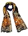 Dahlia Women's 100% Luxury Long Silk Scarf - Van Gogh's Art Collection