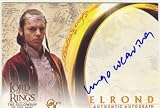 The Lord Of The Rings The Fellowship Of The Ring Hugo Weaving Autograph Card