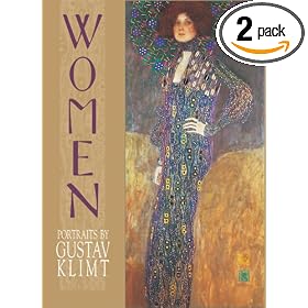 Pomegranate Klimt/Portraits Women Standard Boxed Note Card Set (Pack of 2)