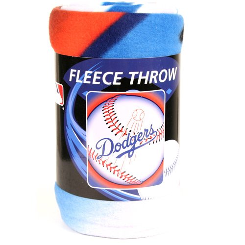 Los Angeles Dodgers Fleece Blanket (Measures Approximately 50