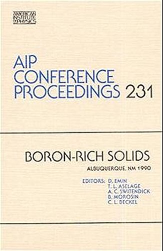 Boron-Rich Solids (AIP Conference Proceedings)