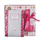 SwaddleDesigns Boxed Gift Set - Fuchsia Dots and Hearts