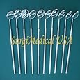 10 Piece Dental Mouth Mirror #5 W/handle Dental Instrument
