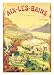Aix-Les-Bains by Gadoud. Size 17.90 inches width by 26.02 inches height. High Quality Art Poster Print