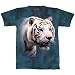 White Bengal Tiger Tie Dye T-Shirt